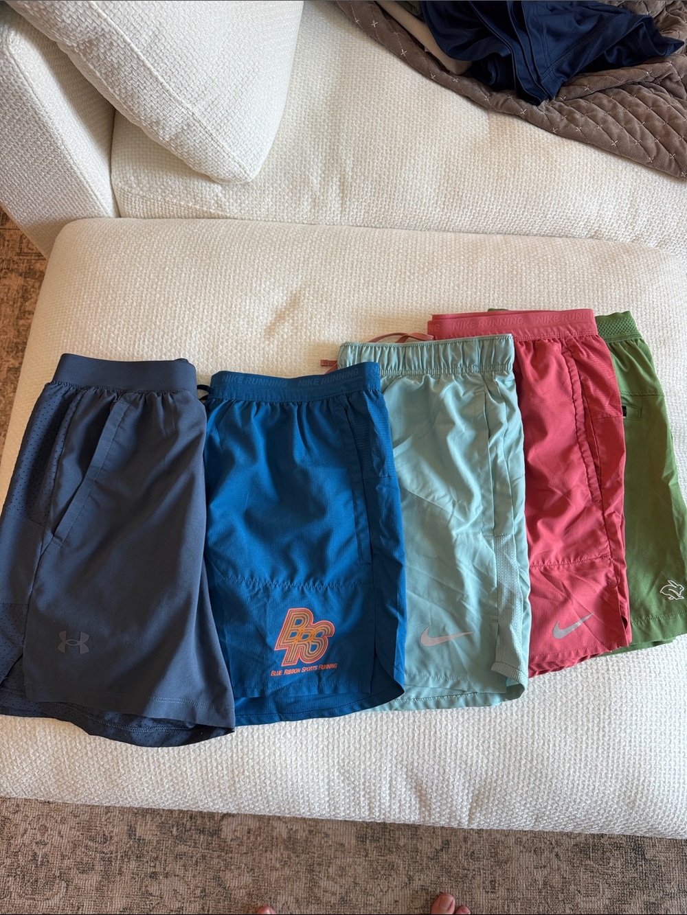 Men’s Running Short Lot- Nike, Rabbit, UnderArmor